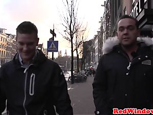 yam-sized Amsterdam hooker cockriding tourist